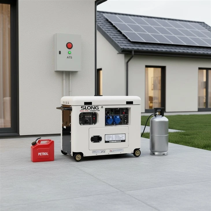 SLONG Najlepsza cena Generator LPG Generator gazu ziemnego Dostępne modele o mocy od 5 kW do 20 kW